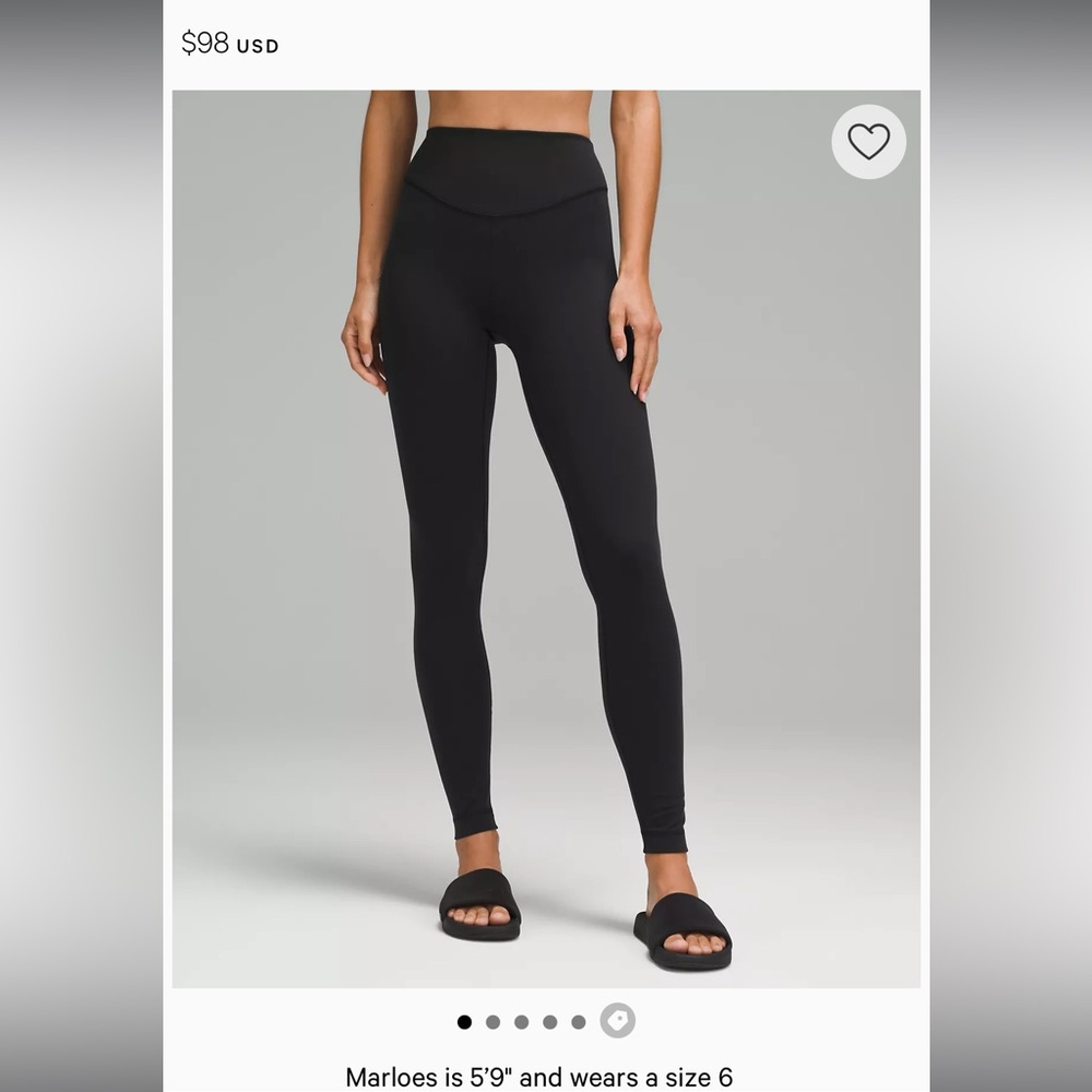 Lululemon Wunder Tights - Black